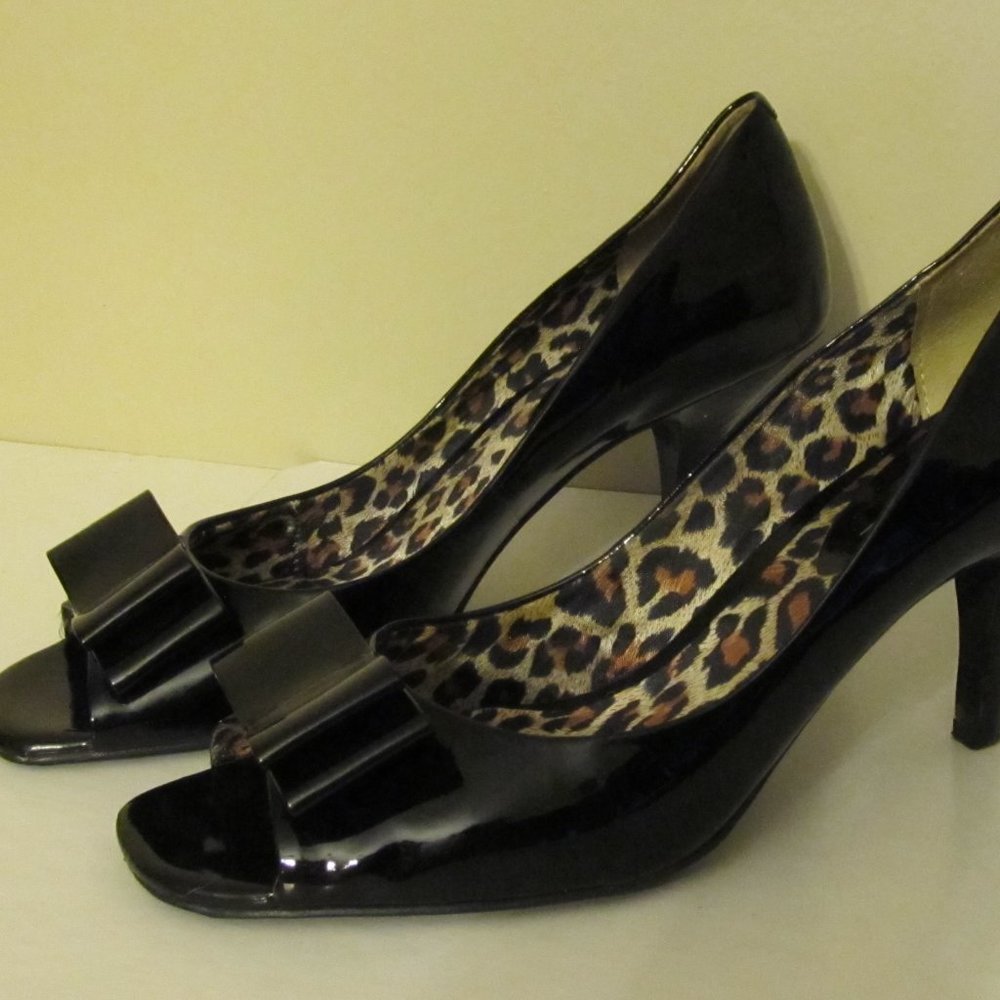 Black Bowtie Heels